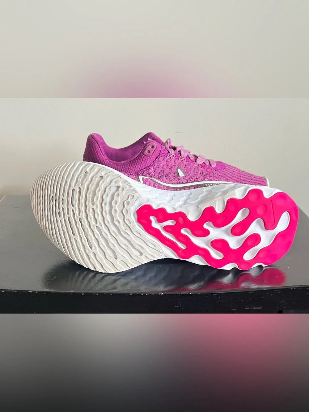 Nike React Infinity Run Flyknit 3 Womens Size 8 Bordeaux Purple DD3024 500